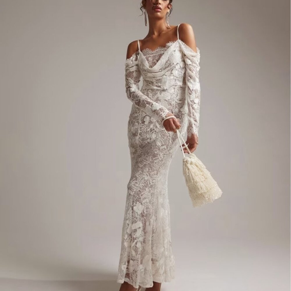 New ASOS wedding dress FREE EARRINGS